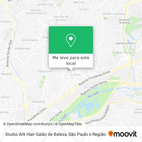 Studio Ark Hair-Salão de Beleza mapa