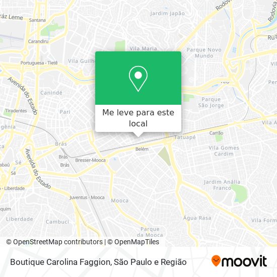 Boutique Carolina Faggion mapa