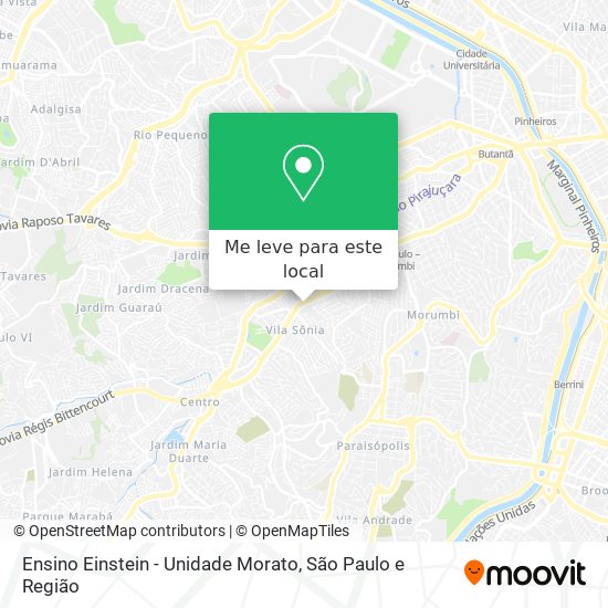 Ensino Einstein - Unidade Morato mapa