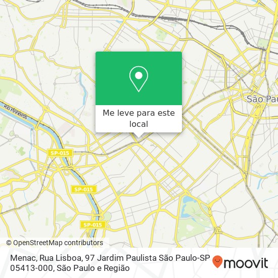 Menac, Rua Lisboa, 97 Jardim Paulista São Paulo-SP 05413-000 mapa