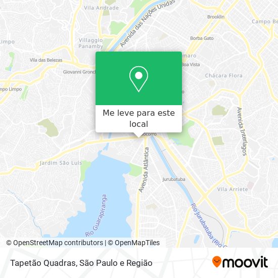 Tapetão Quadras mapa