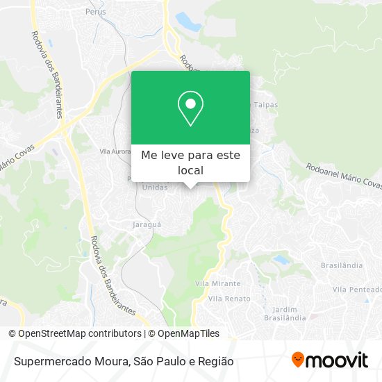 Supermercado Moura mapa