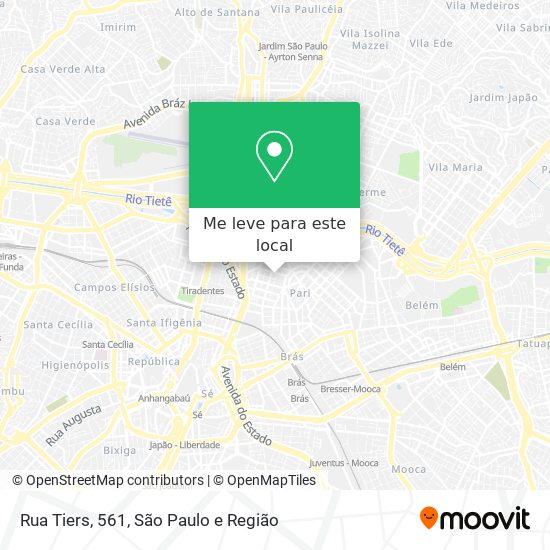 Rua Tiers, 561 mapa