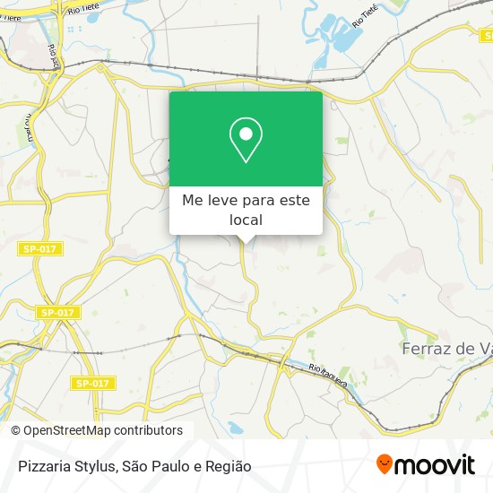 Pizzaria Stylus mapa