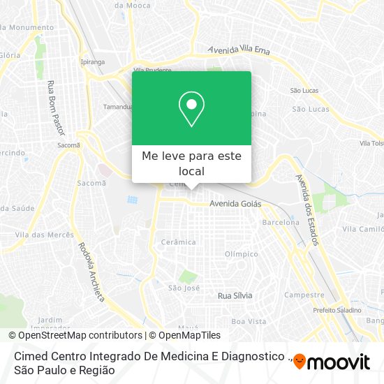 Cimed Centro Integrado De Medicina E Diagnostico . mapa