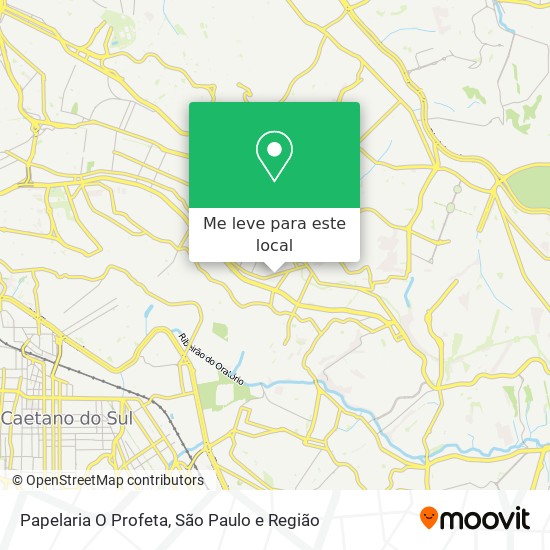 Papelaria O Profeta mapa