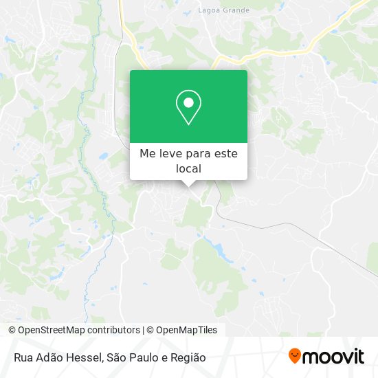 Rua Adão Hessel mapa