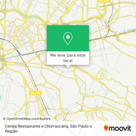 Cereja Restaurante e Churrascaria mapa