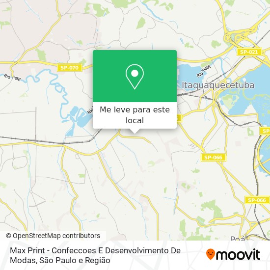 Max Print - Confeccoes E Desenvolvimento De Modas mapa