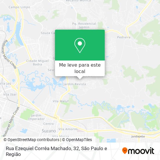 Rua Ezequiel Corrêa Machado, 32 mapa