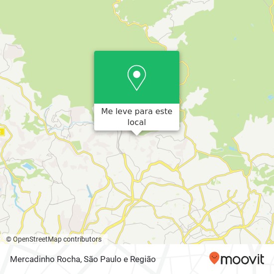 Mercadinho Rocha, Rua Gervásio Leite Rebelo, 1360 Cachoeirinha São Paulo-SP 02675-050 mapa