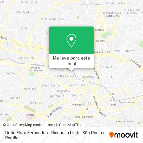 Doña Flora Fernandes - Rincon la Llajta mapa
