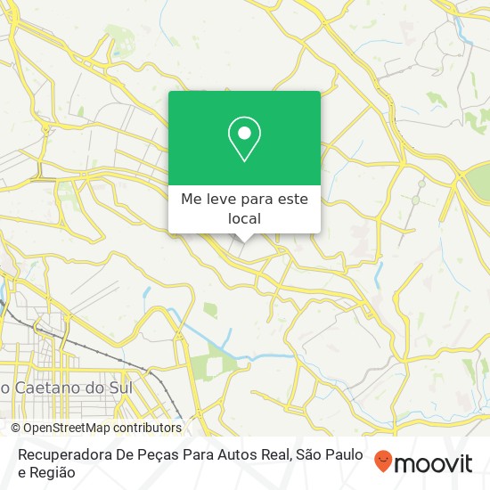 Recuperadora De Peças Para Autos Real, Rua João Bernardes, 17 Sapopemba São Paulo-SP 03287-040 mapa
