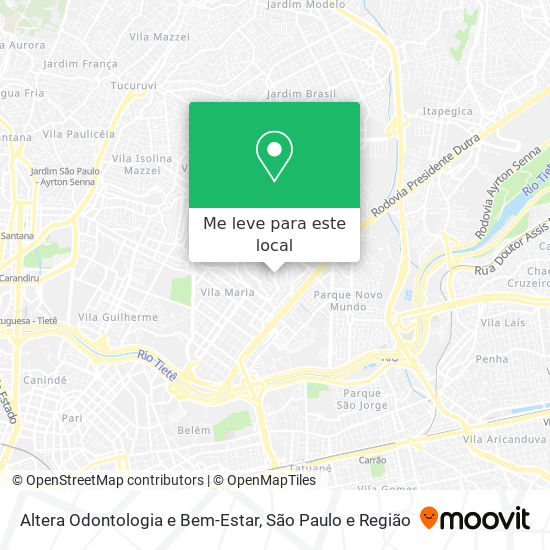 Altera Odontologia e Bem-Estar mapa