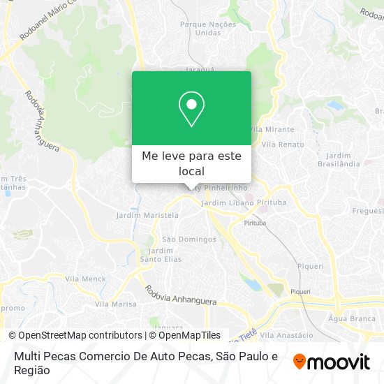 Multi Pecas Comercio De Auto Pecas mapa