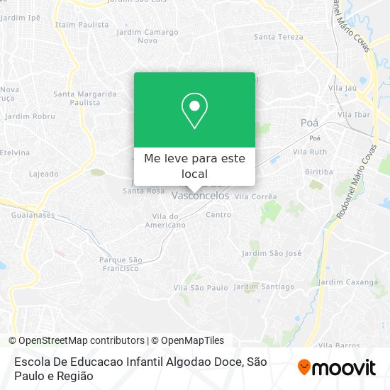 Escola De Educacao Infantil Algodao Doce mapa