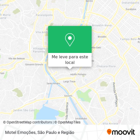 Motel Emoções mapa