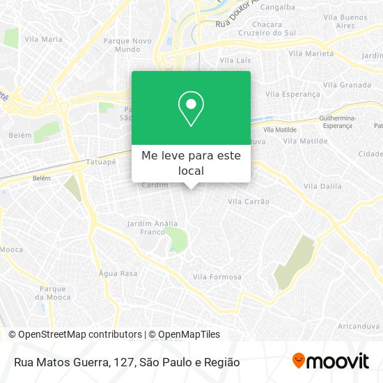 Rua Matos Guerra, 127 mapa