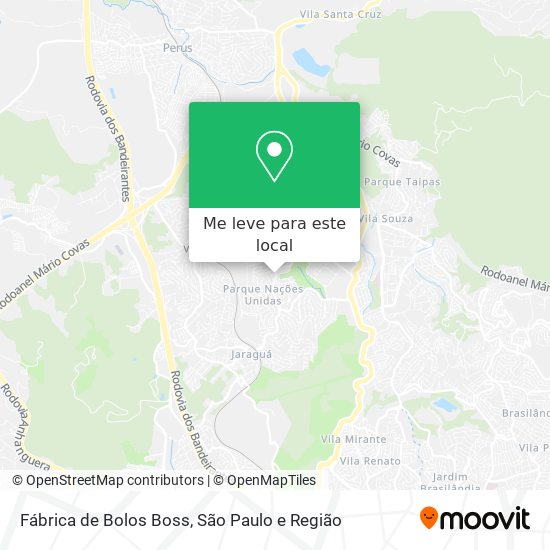 Fábrica de Bolos Boss mapa