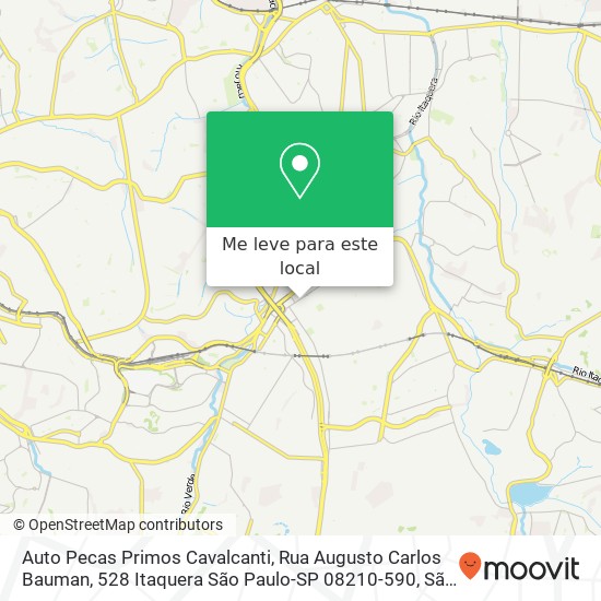Auto Pecas Primos Cavalcanti, Rua Augusto Carlos Bauman, 528 Itaquera São Paulo-SP 08210-590 mapa