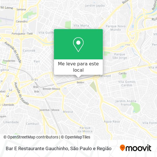 Bar E Restaurante Gauchinho mapa