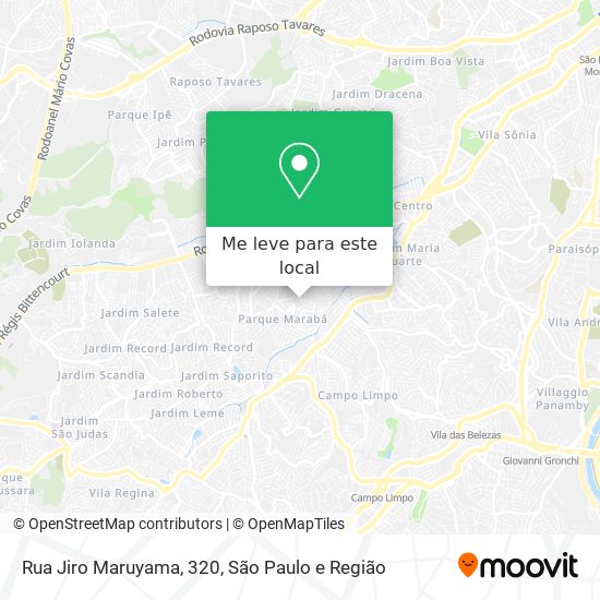 Rua Jiro Maruyama, 320 mapa