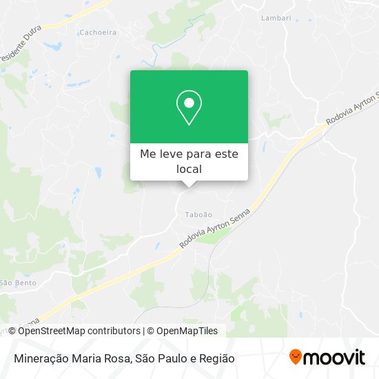 Mineração Maria Rosa mapa