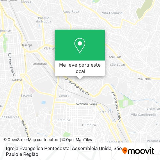 Igreja Evangelica Pentecostal Assembleia Unida mapa