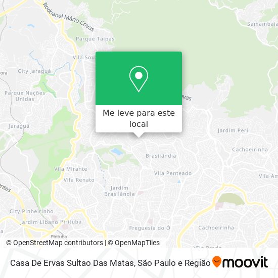 Casa De Ervas Sultao Das Matas mapa