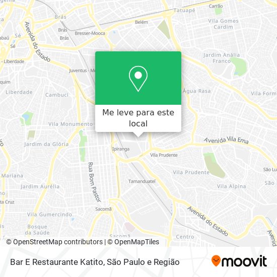 Bar E Restaurante Katito mapa