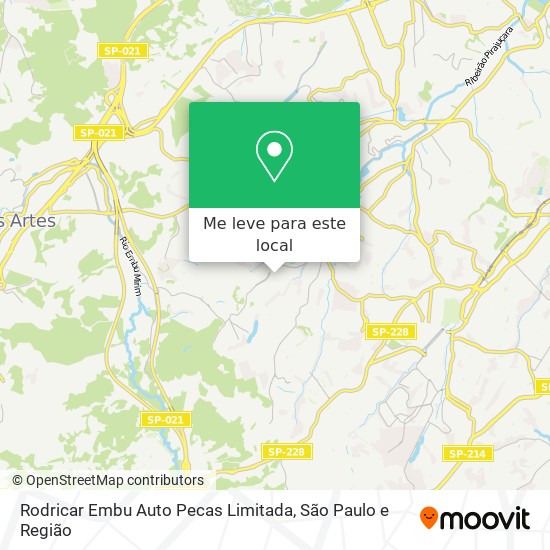 Rodricar Embu Auto Pecas Limitada mapa