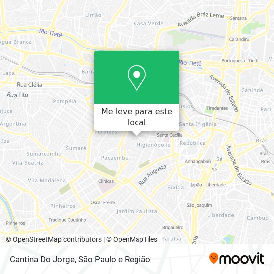Cantina Do Jorge mapa