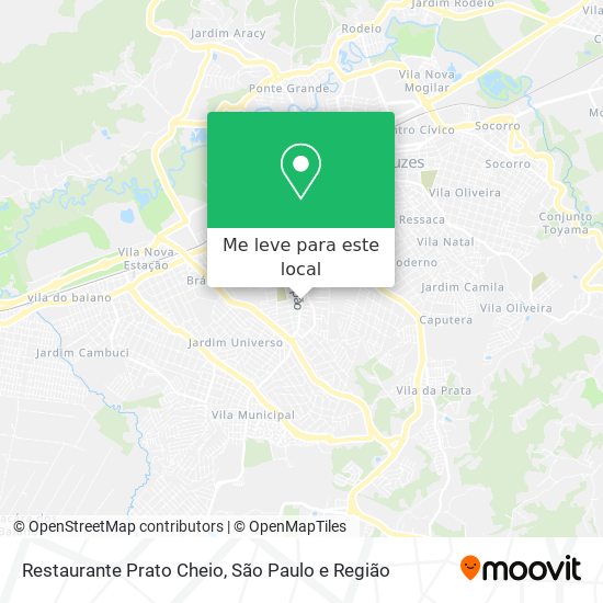 Restaurante Prato Cheio mapa