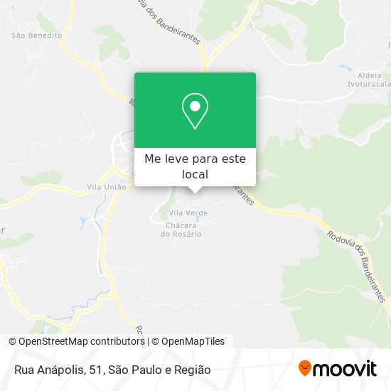 Rua Anápolis, 51 mapa