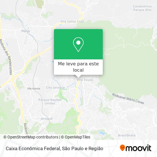 Caixa Econômica Federal mapa