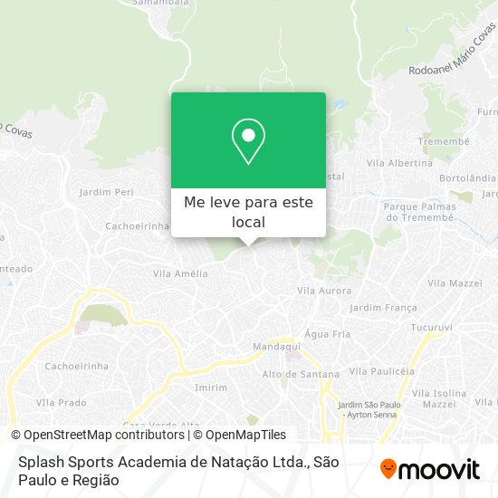 Splash Sports Academia de Natação Ltda. mapa