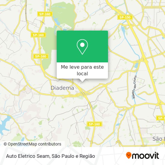 Auto Eletrico Seam mapa