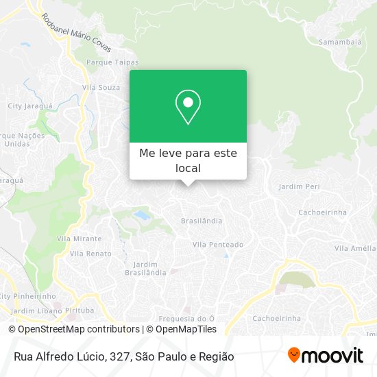 Rua Alfredo Lúcio, 327 mapa