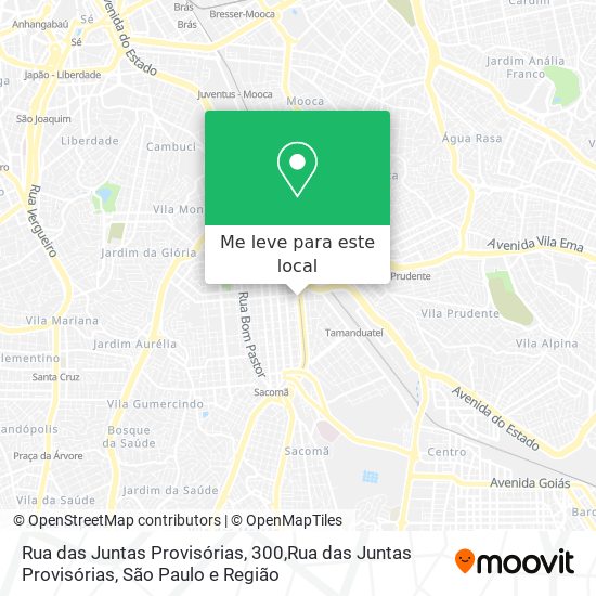 Rua das Juntas Provisórias, 300,Rua das Juntas Provisórias mapa