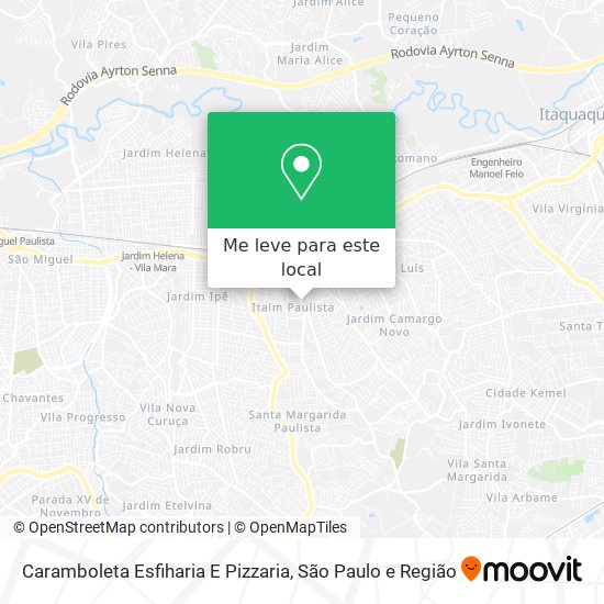 Caramboleta Esfiharia E Pizzaria mapa