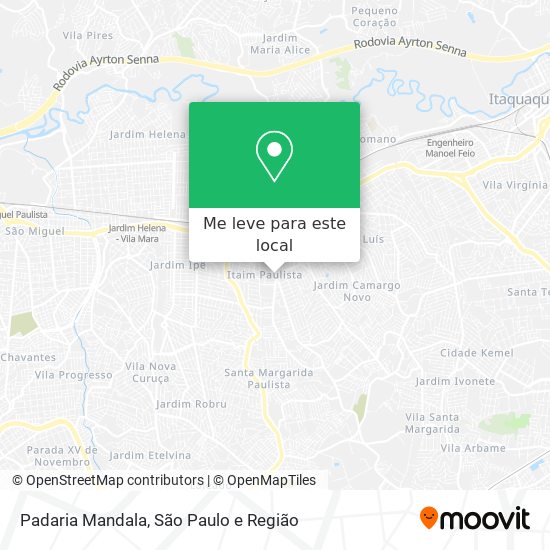 Padaria Mandala mapa