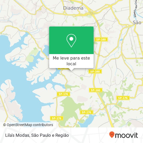 Lila's Modas, Avenida Nossa Senhora dos Navegantes, 585 Eldorado Diadema-SP 09972-260 mapa