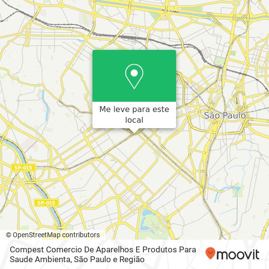Compest Comercio De Aparelhos E Produtos Para Saude Ambienta, Avenida Rebouças, 239 Jardim Paulista São Paulo-SP 05401-000 mapa