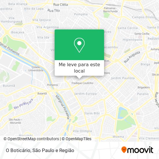 O Boticário mapa