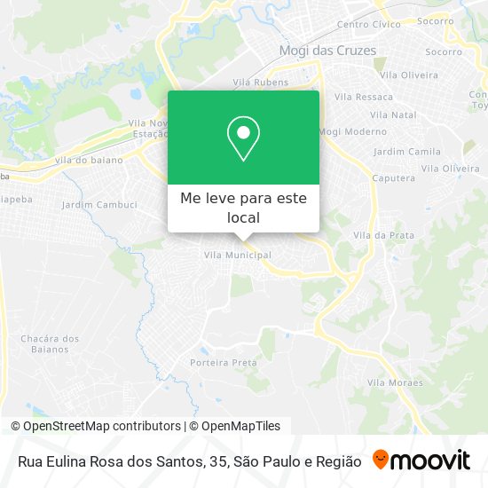 Rua Eulina Rosa dos Santos, 35 mapa