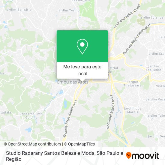 Studio Radarany Santos Beleza e Moda mapa