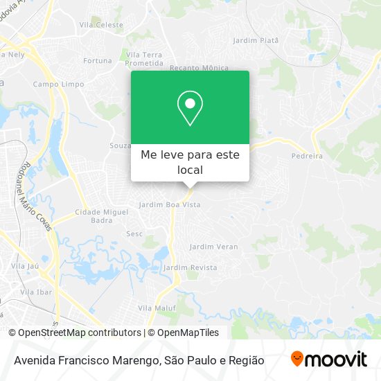 Avenida Francisco Marengo mapa