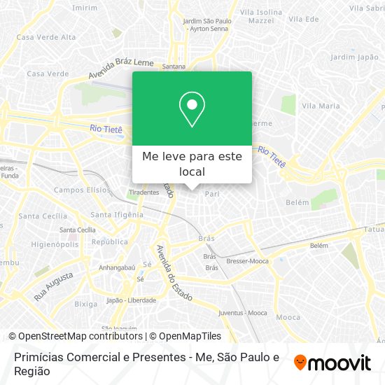 Primícias Comercial e Presentes - Me mapa