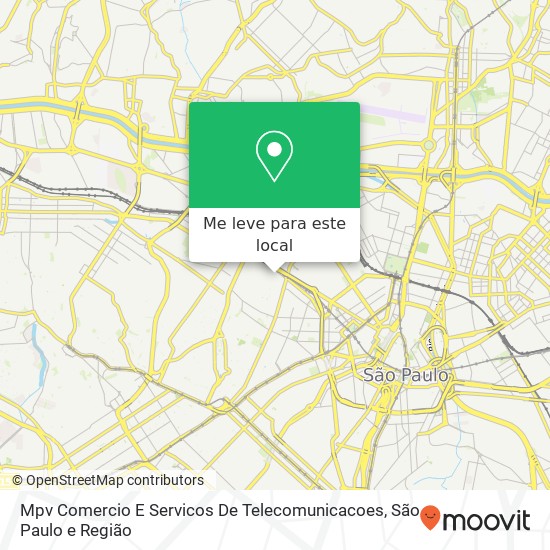 Mpv Comercio E Servicos De Telecomunicacoes, Rua Doutor Albuquerque Lins, 537 Santa Cecília São Paulo-SP 01230-000 mapa
