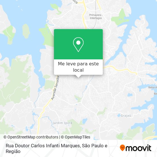 Rua Doutor Carlos Infanti Marques mapa